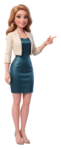 A woman points to the parking and arrival list