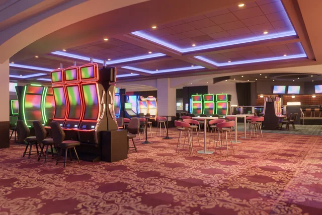 Slot floor at Great Canadian Casino Vancouver